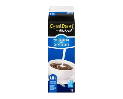 Central Dairies 18% Coffee Cream - 1.0 L