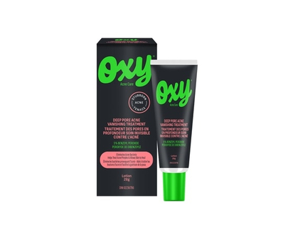 OXY Deep Pore Acne Vanishing Treatment with Benzoyl Peroxide, For Stubborn Acne, For Blackheads and Visible Pores - 28 G