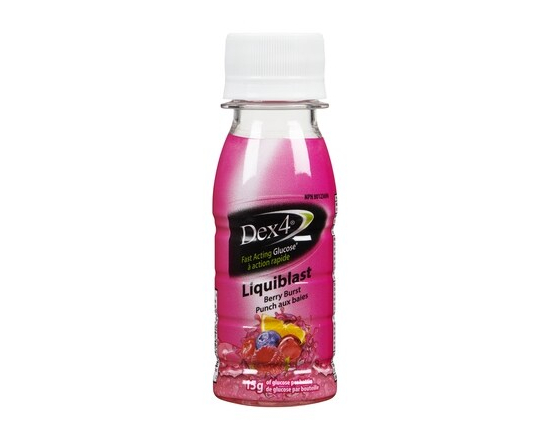 Glucose à action rapide liquiblast punch aux baies - 59.0 ML