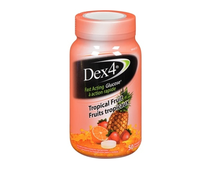 Dex4 Glucose Tablets, Tropical Blast - 50.0 EA
