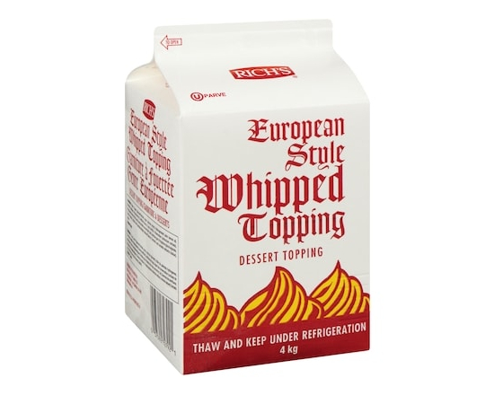 European Whipped Topping - 3.63 KG
