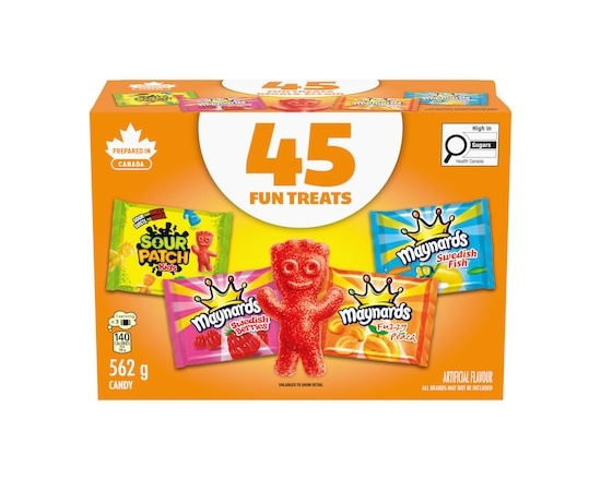 Maynards Assorted Gummy Candy (Pack of 45) - 562.0 G