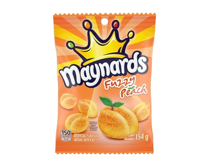 Maynards Fuzzy Peach Candy, Gummy Candy - 154.0 G