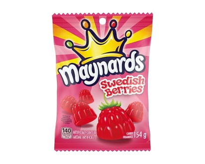 Maynards Bonbons Swedish Berries, bonbons gélifiés, la marque de bonbons numéro 1 au Canada - 154.0 G