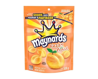 Maynards Friandise fuzzy peach format à partager - 308 G