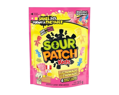 Maynards SOUR PATCH KIDS, Lemonade Flavour Candy - 315.0 G