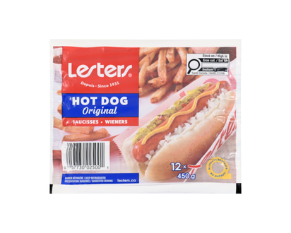 Lesters Lesters Saucisses Hot Dog Original - 450.0 G