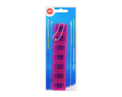 Life Brand 7 day Detachable Weekly Pill and Vitamin Planner - 1 EA