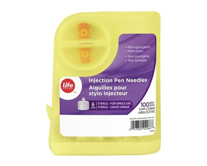 Life Brand Injection Pen Needles - 100 INJ