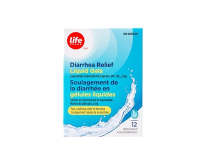 Diarrhea Relief Liquid Gels 2 mg 12 Capsules - 12.0 EA