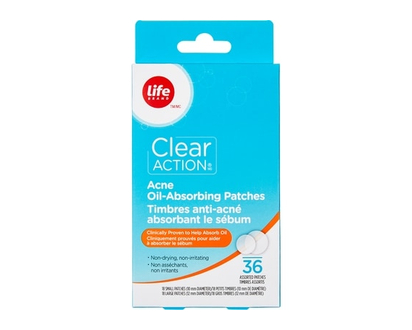 Life Brand Acne Oil-Absorbing Patches - 36 EA