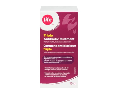 Life Brand Triple Antibiotic Ointment - 15.0 G