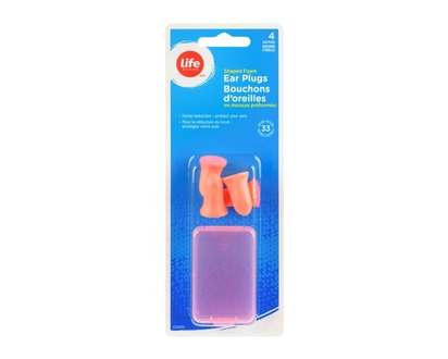 Life Brand Shaped foam ear plugs - 4 EA
