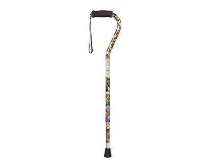 Life Brand Cane with Hypalon Handle, Butterfly - 1.0 EA