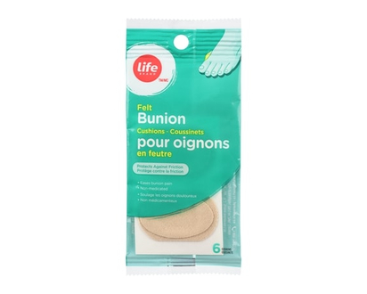 Life Brand Felt Bunion Cushions, 6 Cushions - 6.0 EA