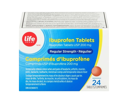 Life Brand Ibuprofen Tablets 200Mg 24 tablets - 24.0 EA