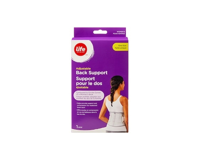 Life Brand Women's Adjustable Back Support - 1.0 EA