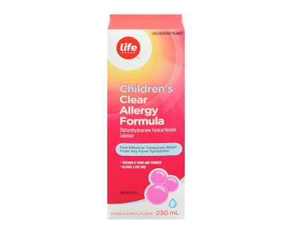 Life Brand LB Children's Allergy 6.25 For - 230 ML