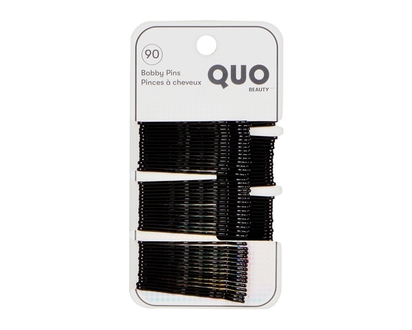 Quo Beauty Bobby Pin Black Pack of 90 - 1.0 EA
