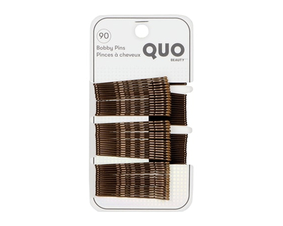 Quo Beauty Bobby Pin Brown Pack of 90 - 1.0 EA