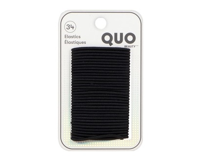 Quo Beauty 34 Pack Thin Elastics - 1.0 EA