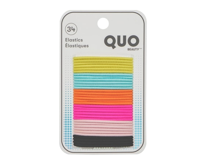 Quo Beauty Thin Elastics Bright Pack of 34 - 1.0 EA