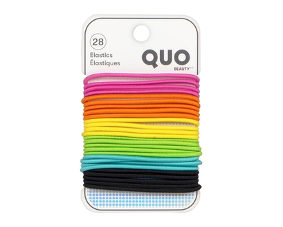 Quo Beauty Thin Elastics Bright Pack of 28 - 1.0 EA