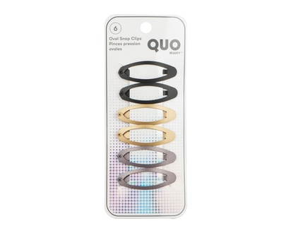 Quo Beauty 6-Pack Matte Snap Clip - 1.0 EA