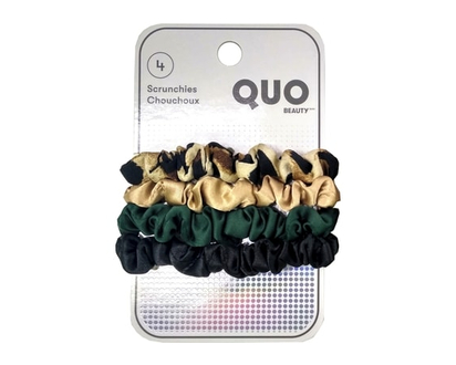 Quo Beauty Satin Scrunchies - 4.0 EA