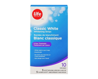 Life Bandes de blanchiment, blanc classique - 10.0 EA