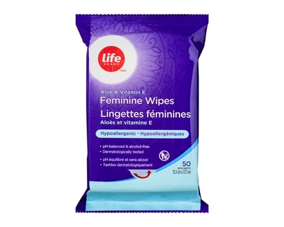 Life Brand Feminine Wipes - 100 EA