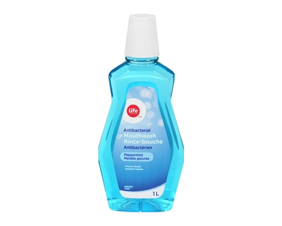 Life Rince-bouche antibactérien menthe poivrée - 1.0e3 ML