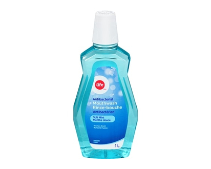 Life Rince-bouche antibactérien, menthe douce - 1.0 L