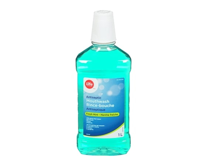 Life Brand Antiseptic Mouthwash Original - 1.0e3 ML