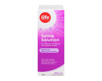 Life Brand Saline Solution - 1.0 EA