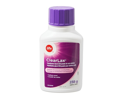 ClearLax Polyethylene Glycol 3350 Powder for Oral Solution - 238.0 G