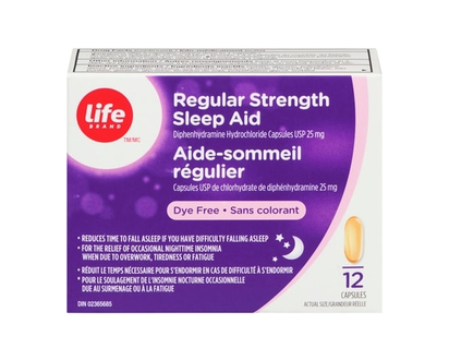 Life Brand LB Nighttime Sleep Aid 12ct - 12 CAP