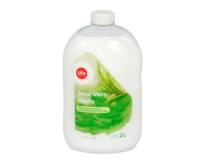 Life Brand Hand Soap, Creamy Aloe Vera - 2.0 L