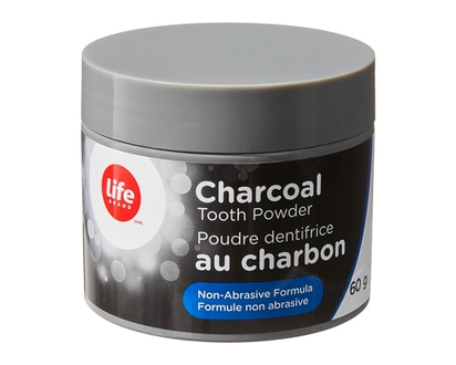 Life Brand Poudre dentifrice au charbon - 60 G