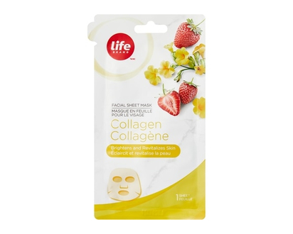 Life Brand Collagen Facial Sheet Mask - 1 EA