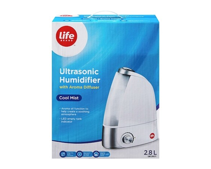 Life Brand Cool Mist Ultrasonic Humidifier with Aroma Diffuser 2.8L - 1 EA