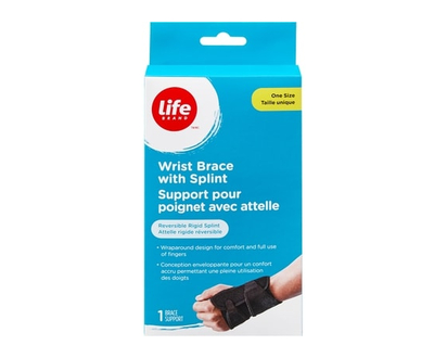 Life Brand Wrist Brace with Splint - 1.0 EA