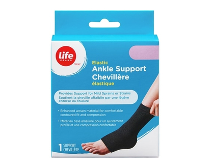 Life Brand Elastic Ankle Support L-XL - 1 EA