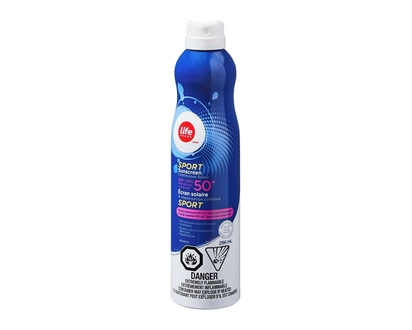 Life Brand Sport Sunscreen Continuous Spray Spf 50+ - 296.0 ML