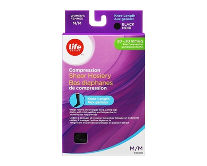 Life Brand Chaussettes de compression aux genoux M 23-32 - 1 CHA