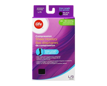 Life Brand Chaussettes de compression aux genoux G 23-32 - 1 CHA