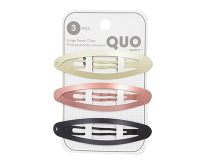 Quo Beauty 3 Pack Jumbo Snap Clips - 3.0 EA