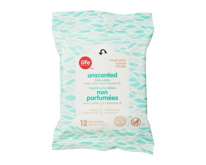 Life Brand Unscented Baby Wipes - 1 EA