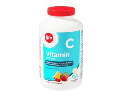 Life Brand Vitamin C 500mg Chewable - 500.0 EA