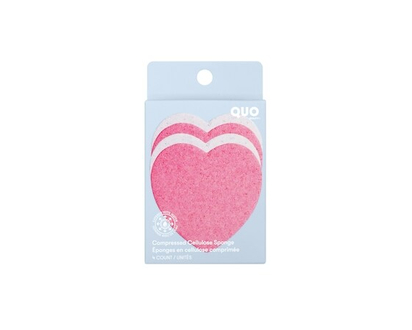 Quo Beauty Compressed Cellulose Sponge 4pk - 1 EA